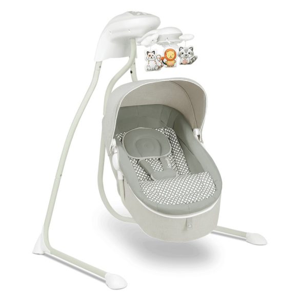 Lionelo Henny 2in1 hinta és pihenőszék - grey dove manó palota