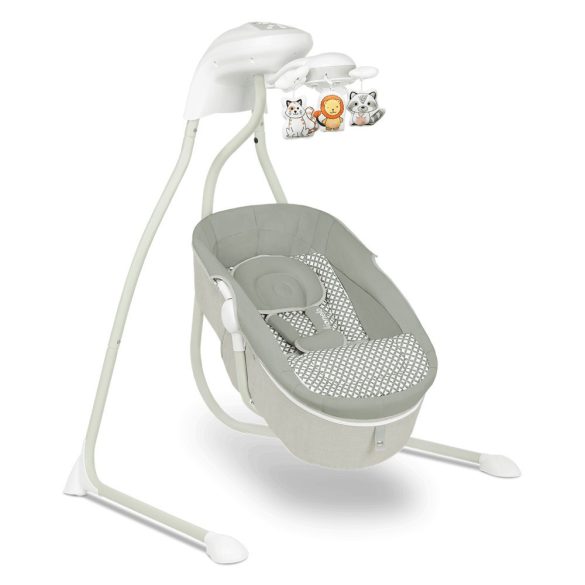 Lionelo Henny 2in1 hinta és pihenőszék - grey dove manó palota