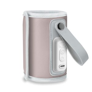 Lionelo Thermup Go hordozható cumisüveg-melegítő - Pink baby