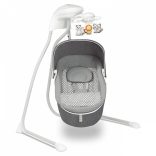 Lionelo Henny 2in1 hinta és pihenőszék - grey stone manó palota