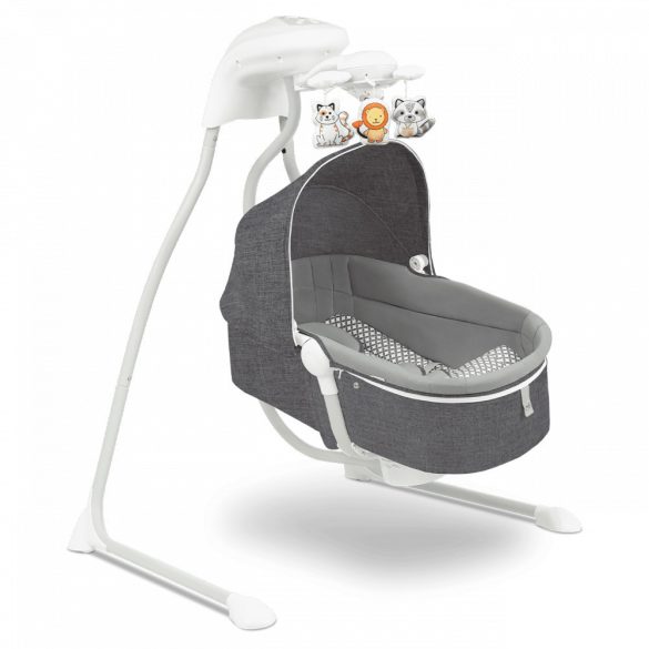 Lionelo Henny 2in1 hinta és pihenőszék - grey stone manó palota