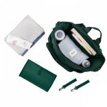 Lionelo Cube pelenkázó táska - zöld manó palota