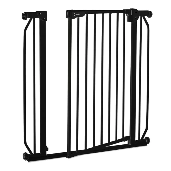 Lionelo ajtórács fém Truus 75-105 cm fekete-onyx