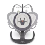 Lionelo Rina 360° elektromos pihenőszék és hinta - grey concrete manó palota