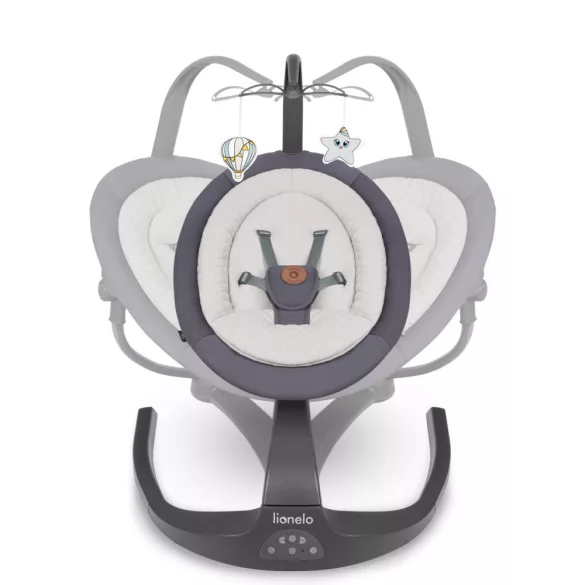 Lionelo Rina 360° elektromos pihenőszék és hinta - grey concrete manó palota