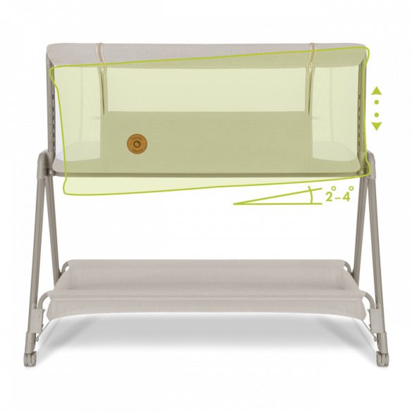 Lionelo Luna babaágy és babaöböl - Beige Sand manó palota