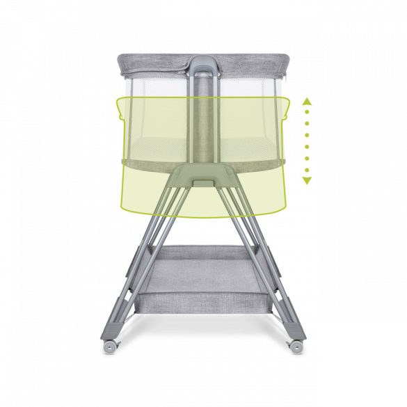 Lionelo Luna babaágy és babaöböl - Grey concrete manó palota