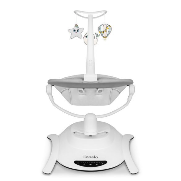 Lionelo Bella 360° elektromos ringató, pihenőszék és hinta - Grey concrete