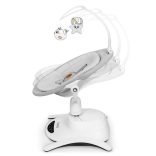 Lionelo Bella 4in1 szett 360° elektromos bölcső, ringató, pihenőszék és hinta - Grey Concerte manó p