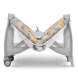 Lionelo Stefi Plus kétszintes utazóágy - Pink Yellow manó palota