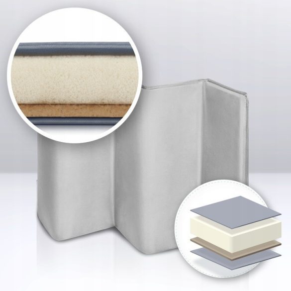 Lionelo Stefi Plus kétszintes utazóágy - Pink Yellow manó palota