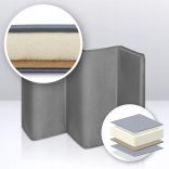 Lionelo Stefi Plus kétszintes utazóágy - Grey Multicolor manó palota