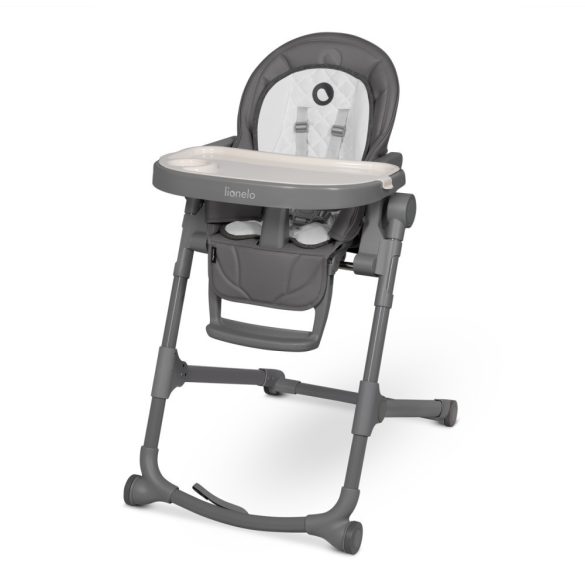 Lionelo Cora Plus 2in1 etetőszék és pihenőszék - Grey Stone manó palota