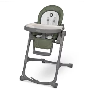 Lionelo Cora Plus 2in1 etetőszék és pihenőszék - Green Olive manó palota