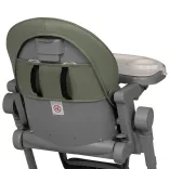 Lionelo Cora Plus 2in1 etetőszék és pihenőszék - Green Olive manó palota