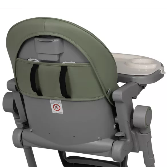 Lionelo Cora Plus 2in1 etetőszék és pihenőszék - Green Olive manó palota