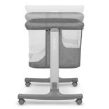 Lionelo babaöböl bölcsõ babaágy Aurora 3in1  szürke concrete