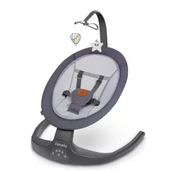 Lionelo Ralf elektromos pihenőszék és hinta - Grey Graphite manó palota