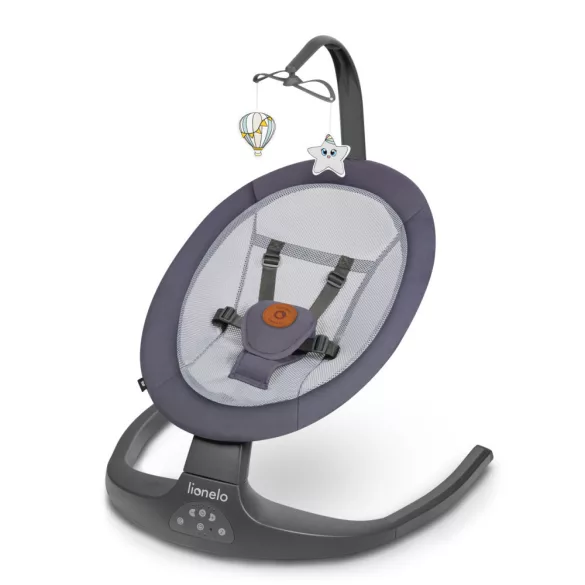 Lionelo Ralf elektromos pihenőszék és hinta - Grey Graphite manó palota