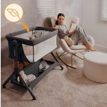 Lionelo Leonie Plus 3az1-ben babaágy, bölcső és babaöböl - Grey Stone