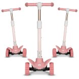 Lionelo Timmy 3 kerekű roller - Pink Rose