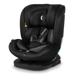   Lionelo gyerekülés Bastiaan i-Size Isofix 360 fok 40-150 cm fekete-carbon