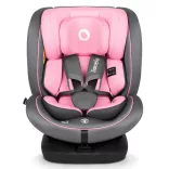 Lionelo gyerekülés Bastiaan i-Size Isofix 360 fok 40-150 cm pink-szürke