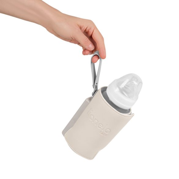 Lionelo Thermup Go PLUS hordozható akkumulátoros cumisüveg-melegítő - Beige Sand