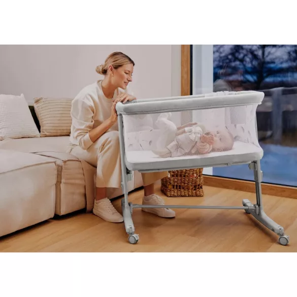 Lionelo Aurora 3in1 babaöböl, babaágy és bölcső - Beige Sand