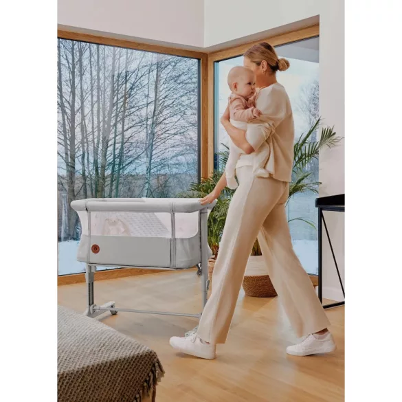 Lionelo Aurora 3in1 babaöböl, babaágy és bölcső - Beige Sand
