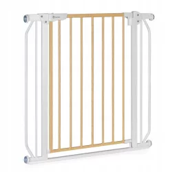   Lionelo Truus Slim biztonsági ajtórács - White Natural (75-105 cm) 2 db toldóval!