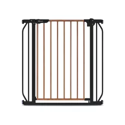 Lionelo ajtórács fém Truus 75-105 cm fekete-fa-natural