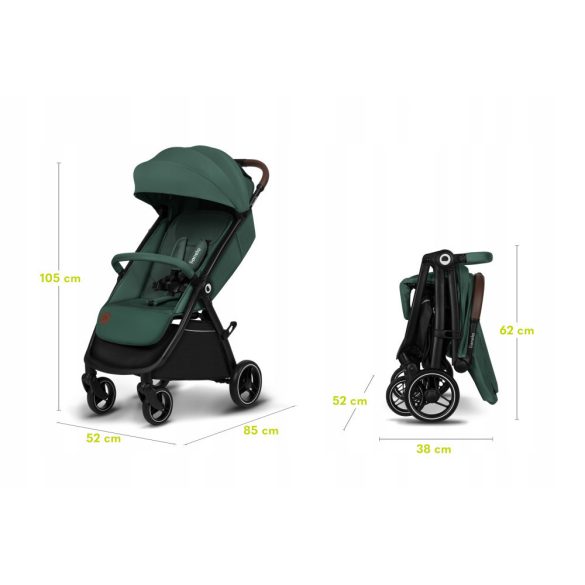 Lionelo Ingrid sport babakocsi - Green Emerald