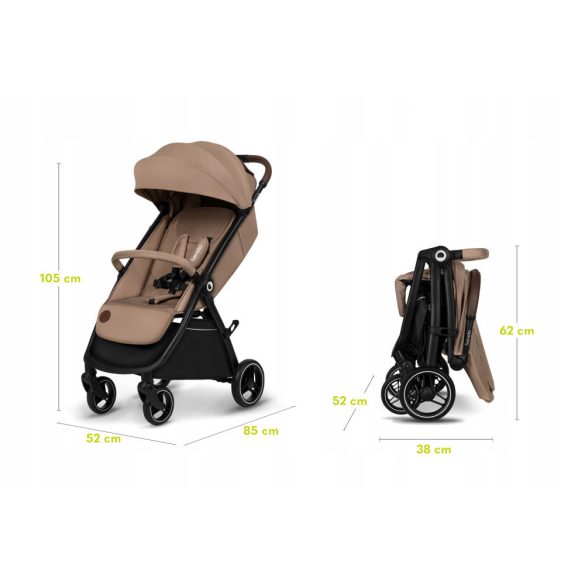 Lionelo Ingrid sport babakocsi - Beige Sand