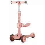 Lionelo Franky 3 kerekű 2in1 roller - Pink Rose