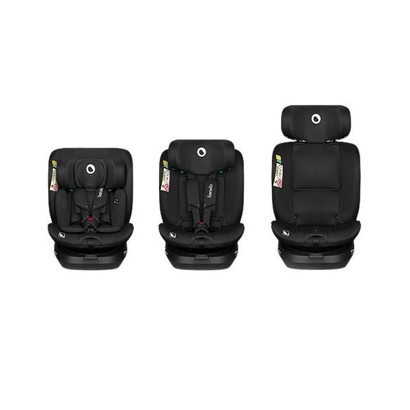 Lionelo Brave I-Size 360°-ban forgatható ISOFIX gyermekülés (40-150 cm) - Black Carbon