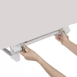 Lionelo Lora hordozható leesésgátló - Beige Sand (105x43x46 cm)
