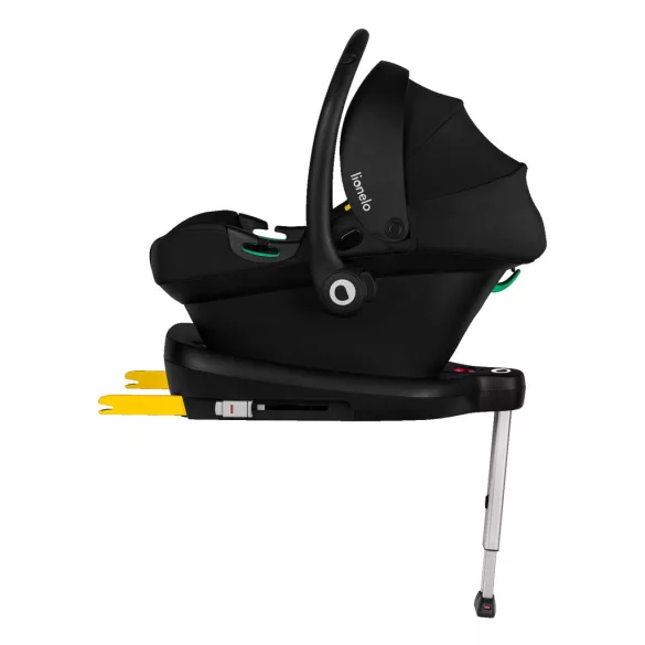 Lionelo Astrid I-Size Babahordozó + bázistalp Set (40-87 cm) - Black Grey
