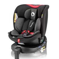   Lionelo gyerekülés Navy i-Size Isofix 360 fok 40-150 cm fekete-piros