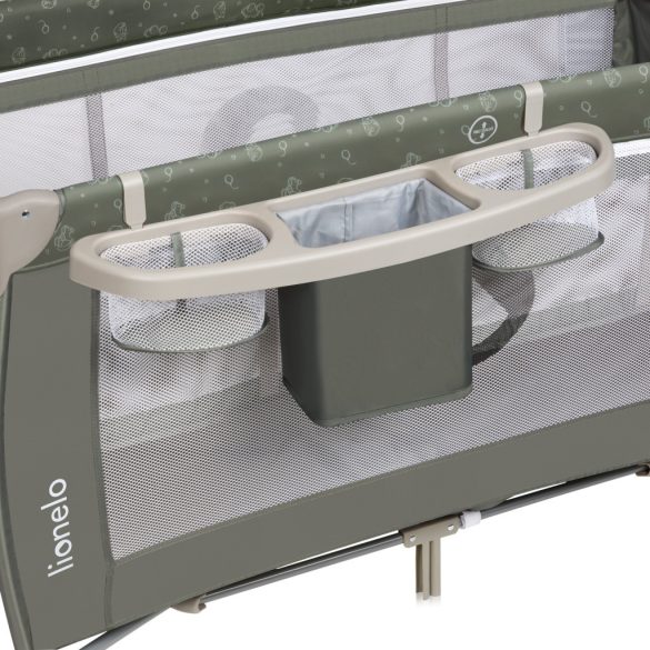 Lionelo Sven Plus multifunkciós utazóágy - Beige Olive