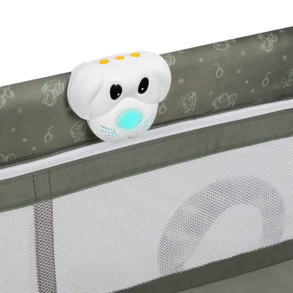 Lionelo Sven Plus multifunkciós utazóágy - Beige Olive