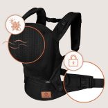 Lionelo Margareet Air csatos hordozó - Black