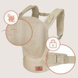 Lionelo Margareet Air csatos hordozó - Beige