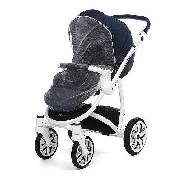 BabyOno szúnyogháló univerzális  babakocsira és mózeskosárra fehér 072