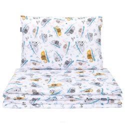   MTT 2 részes ágyneműszett (100x135) - Mustár és szürke kaméleonok