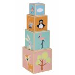 Sun Baby Fa építőkockák 4 db-os