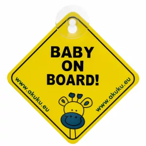 Akuku tábla baby on board