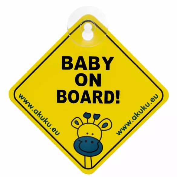 Akuku tábla baby on board