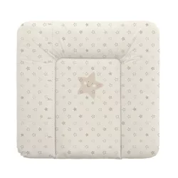 Ceba pelenkázó lap puha 75x72cm Csillag bézs