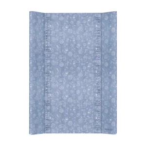 Ceba pelenkázó lap puha 2 oldalú 50x70cm Denim style boho kék
